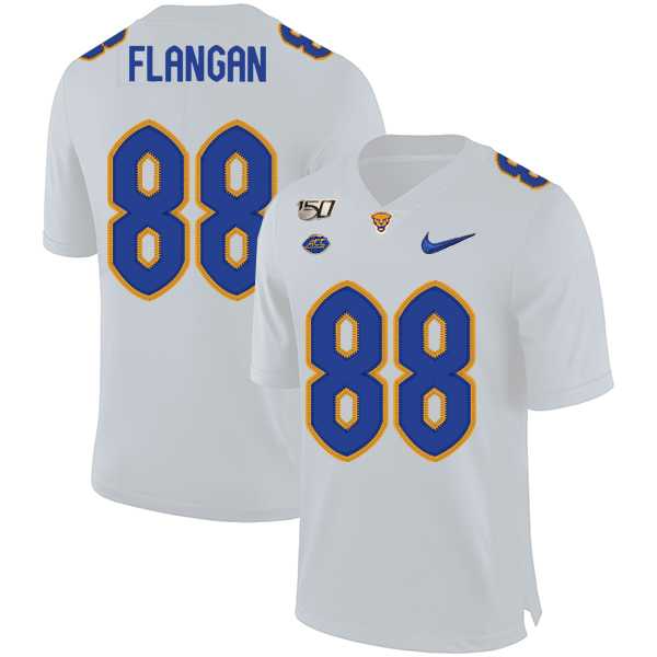 Pittsburgh Panthers 88 Matt Flanagan White 150th Anniversary Patch Nike College Football Jersey Dzhi,We sell and wholesale Pittsburgh Panthers 88 Matt Flanagan White 150th Anniversary Patch Nike College Football Jersey Dzhi on line form chian!
